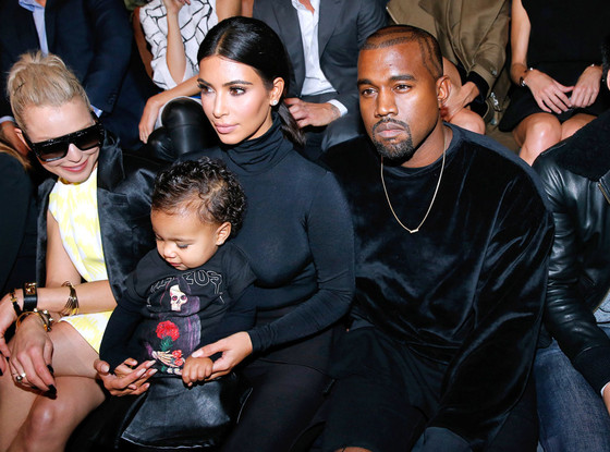 Kanye West, Kim Kardashian, North West Kanye West, Kim Kardashian, North West